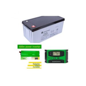 Solarmax SUPER 100AH Battery ,Power Inverter,Controller