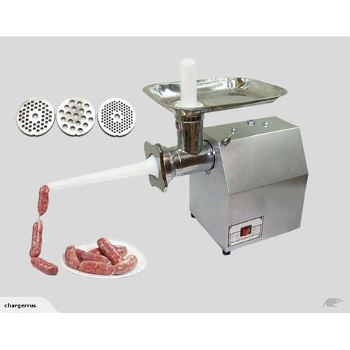 TK M12 Commercial Meat Mincer - Meat Grinder Silver
