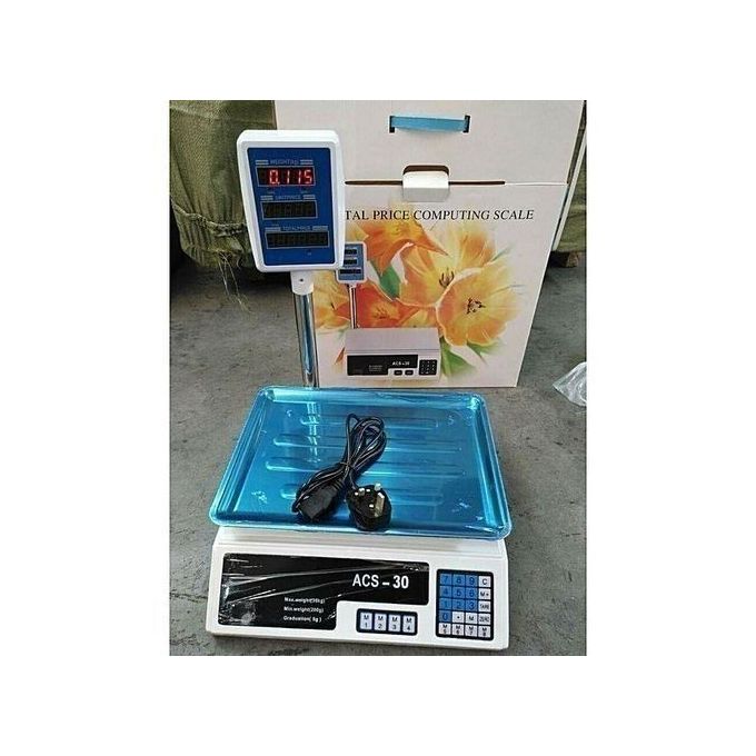 Generic High Quality ACS 30 Digital Weighing Scale - 30KG - Image 3