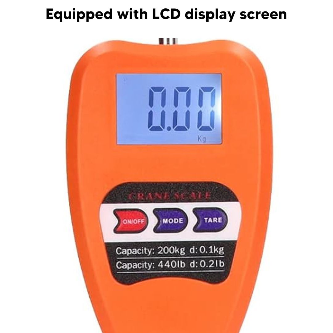 200kg Digital Weigh Scale Portable Mini-Crane - Image 3