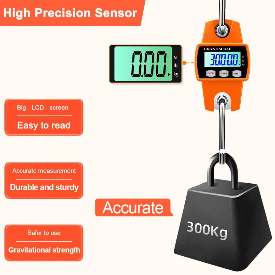 300KGS Industrial Crane Digital Weighing Scale - Image 5